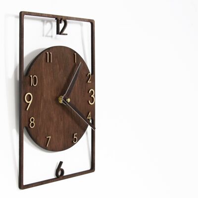 Wall clock, Wooden wall clock