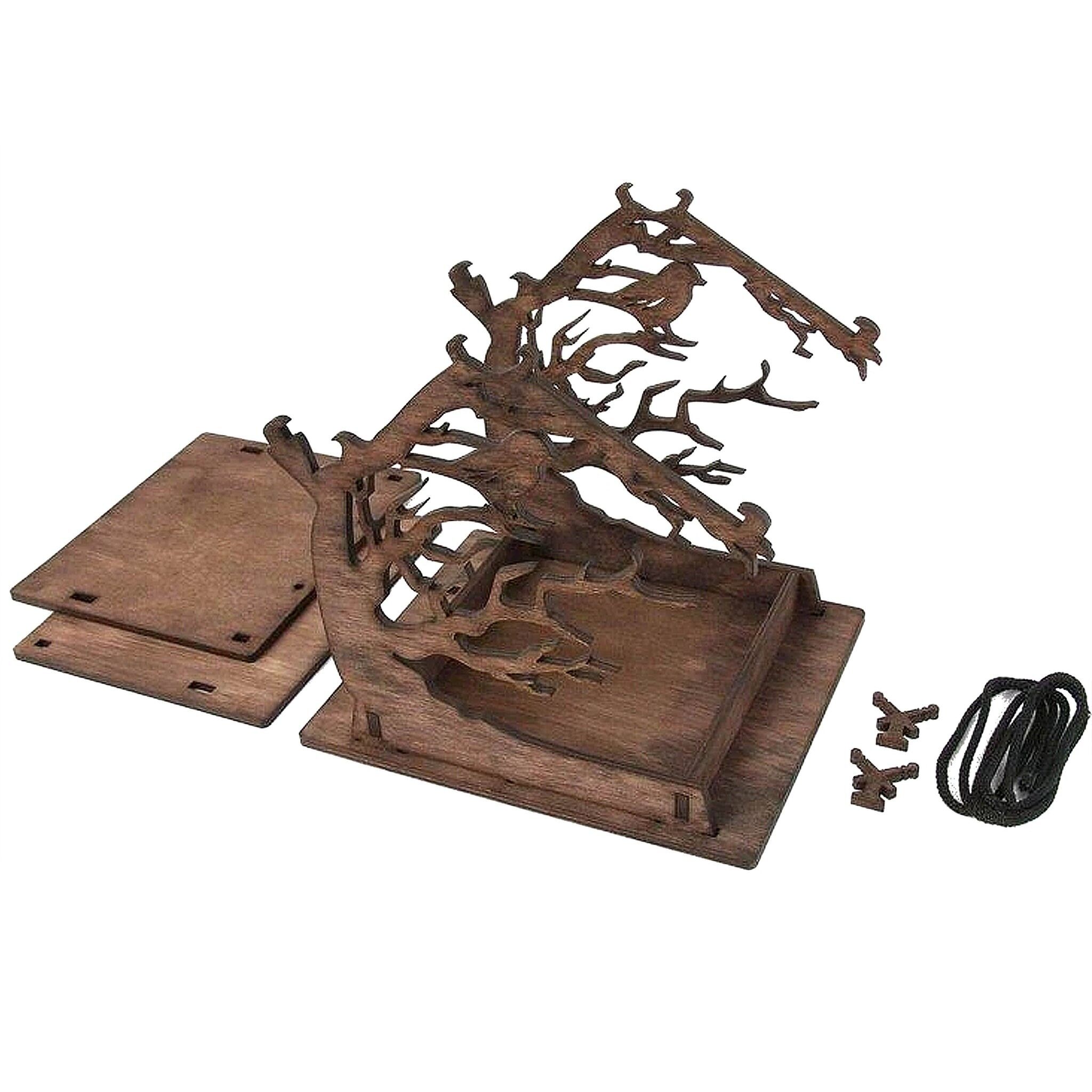 Bird Feeder, Wooden Hanging Bird Feeder