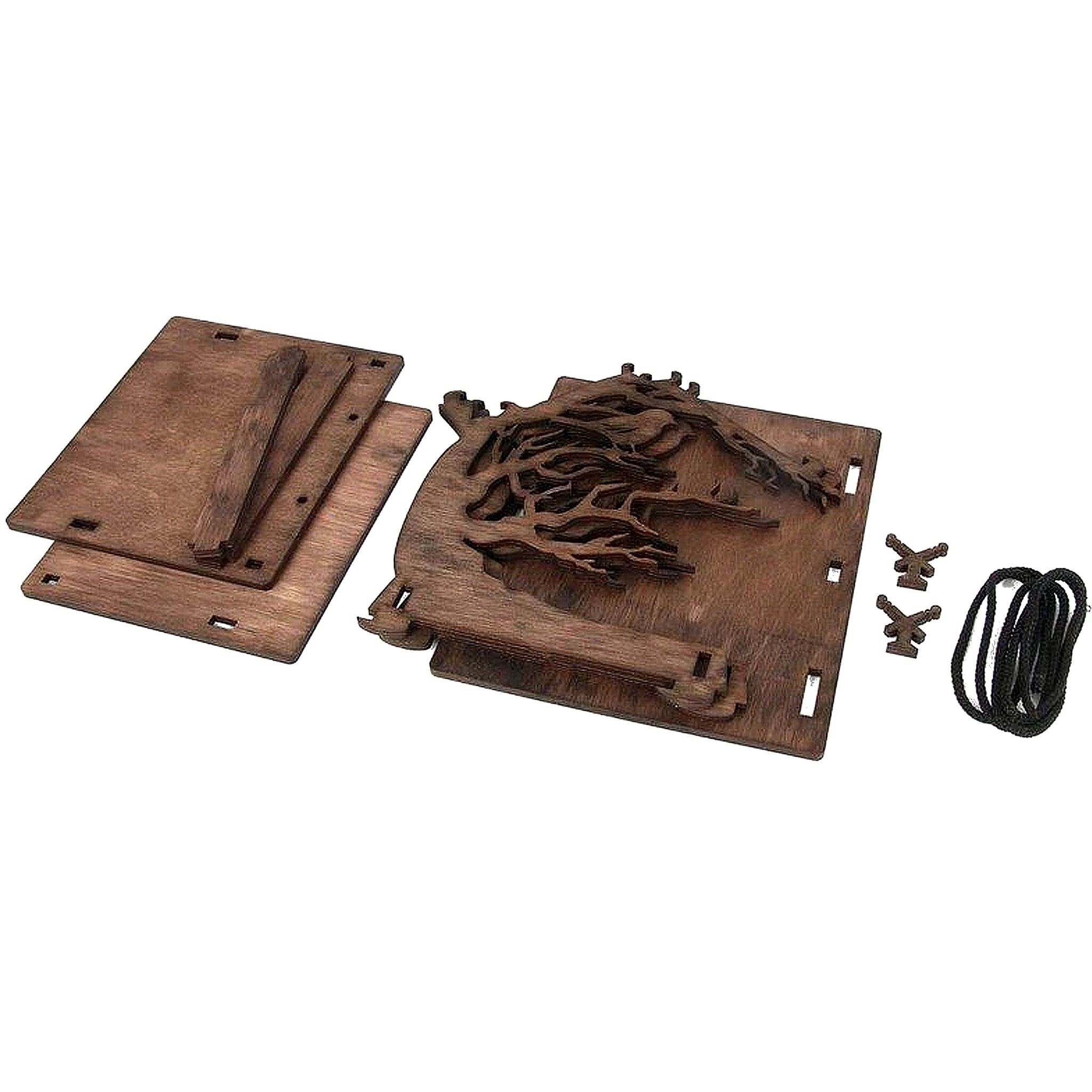 Bird Feeder, Wooden Hanging Bird Feeder