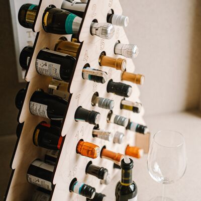 Christmas wine holder, Christmas bottle holder