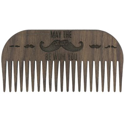 Comb, Wooden Comb For Hair And Beard