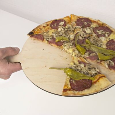 Pizza Peel - cáscara de pizza de madera, tablero de pizza