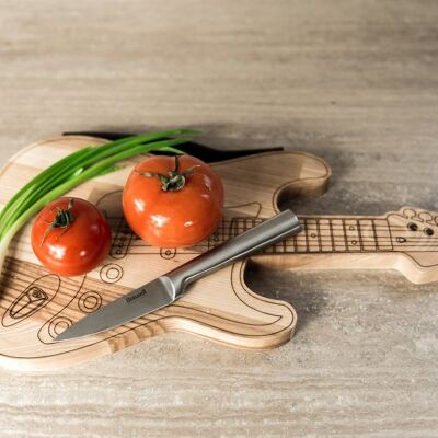 Tabla de cortar, Tabla de cortar de madera con forma de guitarra