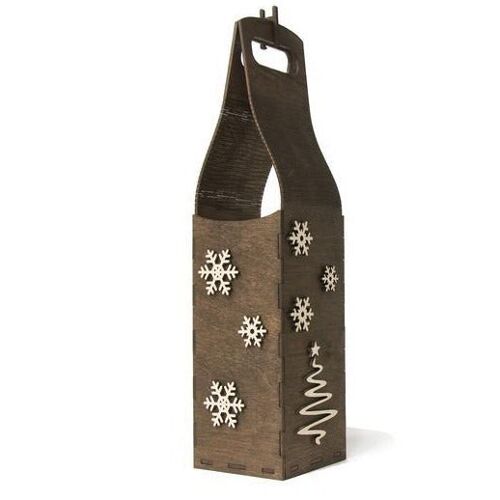 Wine bottle holder, Wood wine bottle box