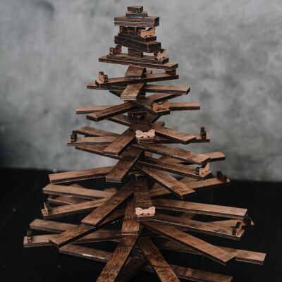 Wooden Christmas tree, Wood ladder christmas tree