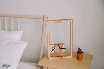 Horloge en bois, Horloge design en bois 2