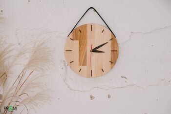 Horloge en bois, Horloge design en bois 2