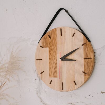 Wooden clock, Wood designer clock