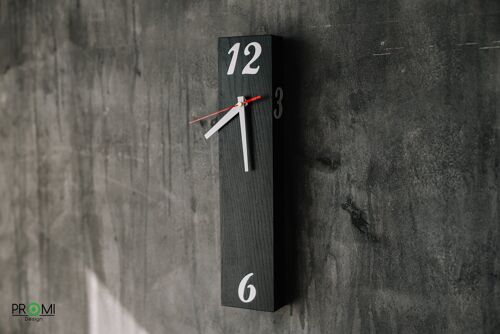 Wooden clock, Wood block clock