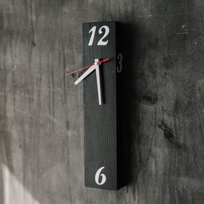 reloj de madera, reloj de bloque de madera
