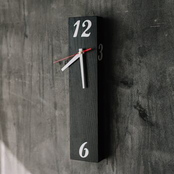 Horloge en bois, Horloge en bloc de bois 3