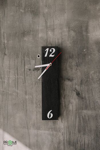 Horloge en bois, Horloge en bloc de bois 4