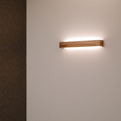 LED-Wandleuchte, LED-Wandleuchte aus Holz