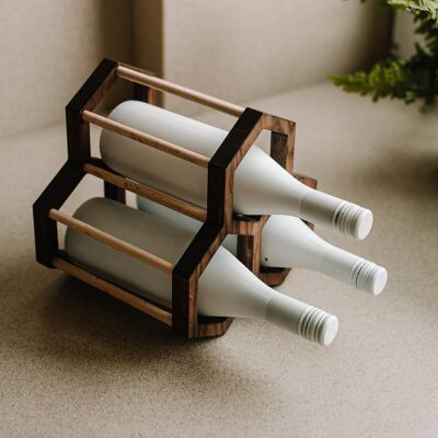 Wine rack, Wooden wine rack