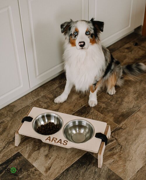 Elevated Dog Feeder, d'Dog bowl holder