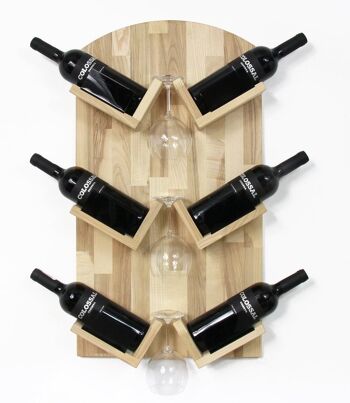 Porte-bouteille de vin, Porte-bouteille de vin en bois 1