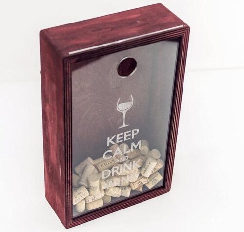 Wine cork holder, Wine cork box