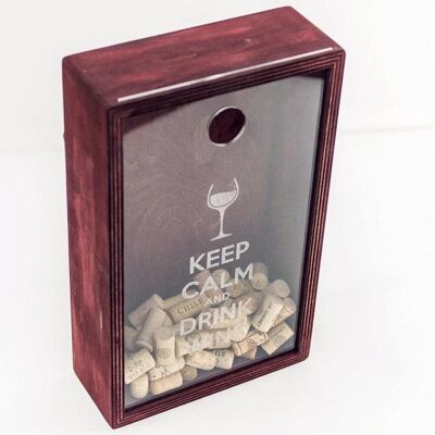 Wine cork holder, Wine cork box