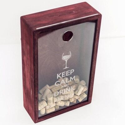 Wine cork holder, Wine cork box