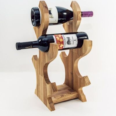 Wine rack, Wooden table wine bottle rack