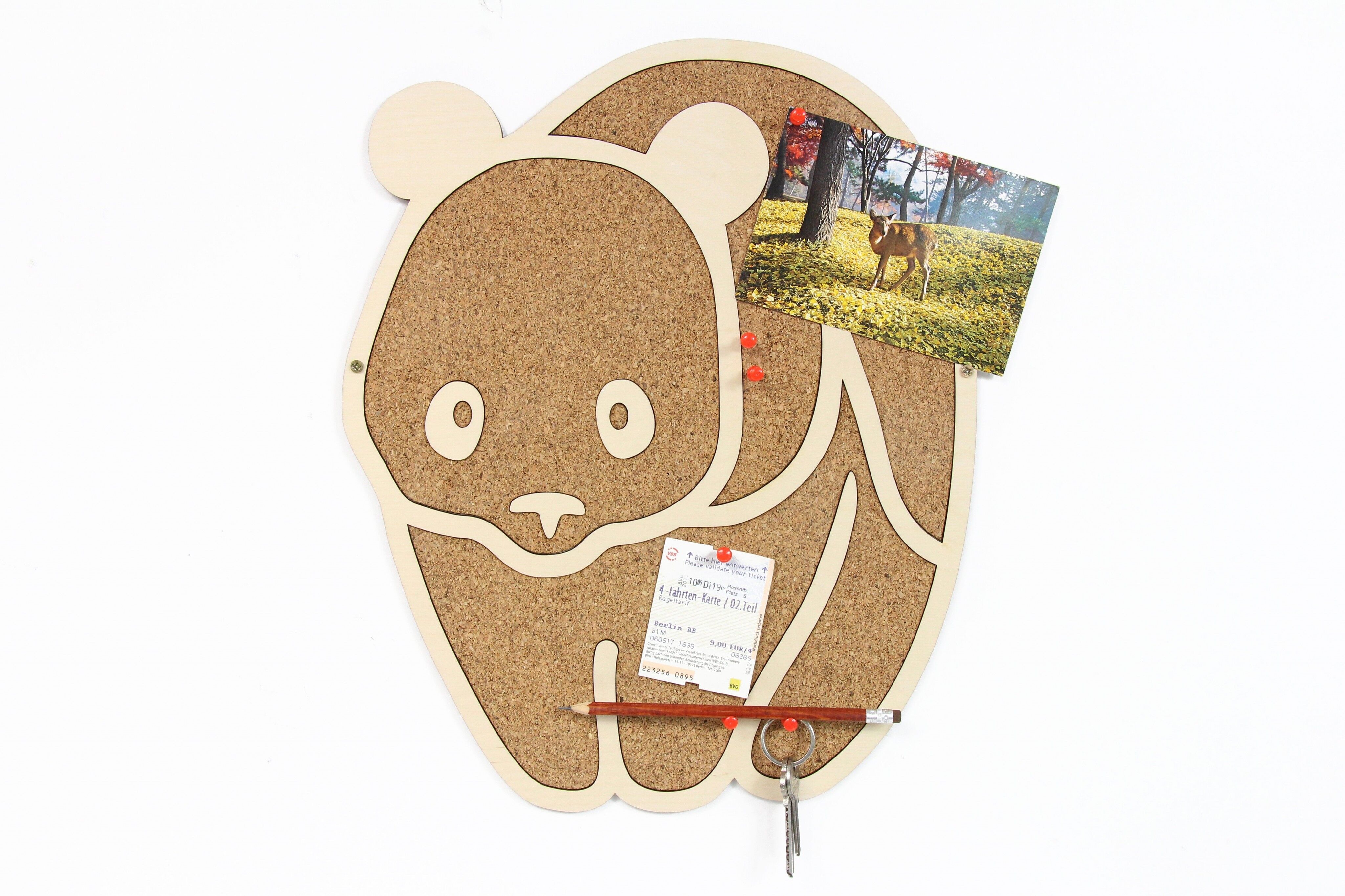 Bacheca di sughero, Panda di sughero