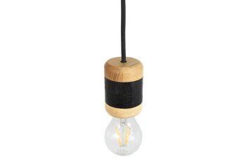 Lampe en bois, Lampe en bois suspendue 2