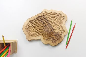 Jouet de labyrinthe, jouet de conseil de labyrinthe en bois pour des enfants USA 3