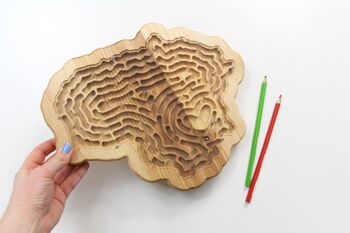 Jouet de labyrinthe, jouet de conseil de labyrinthe en bois pour des enfants USA 6