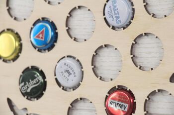 Collecteur de bouchons de bière, Collecteur de bouchons de bière carte du monde murale 4