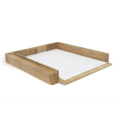 Paper tray, Single paper tray, Wooden tray