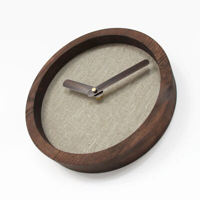 Wooden clock, Wood round wall clock