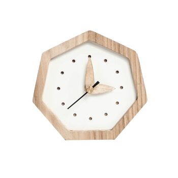 Horloge en bois, Horloge de table en bois 2