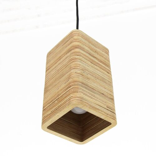 Wooden lamp - hanging wood lamp