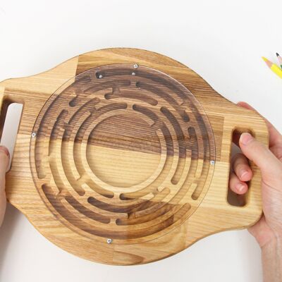 Labyrinth toy, Wood maze board toy for kids