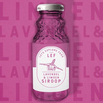 Lavendel & limoen siroop