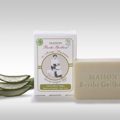 Certified organic alpine goat's milk / shea / aloe vera soap