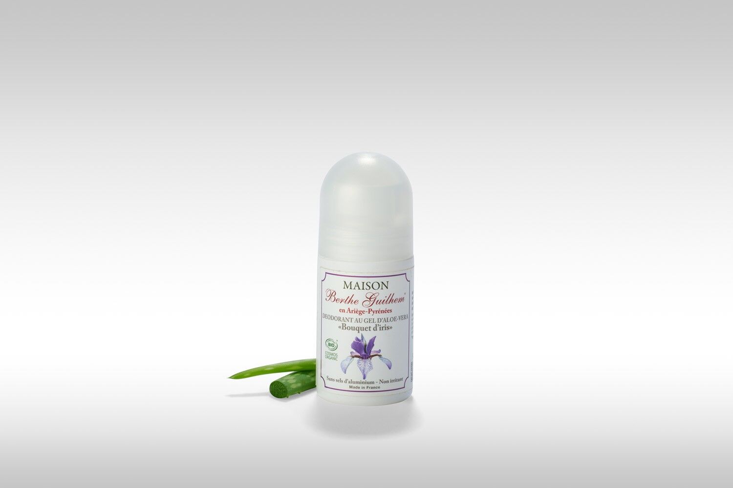 Deodorante roll-on "Bouquet d'iris" certificato biologico