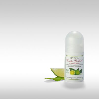 Déodorant roll-on "Jardin des citrus" certifié bio