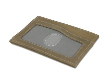 Porte-cartes Leggera + ID Fenêtre - Gris Métal 7