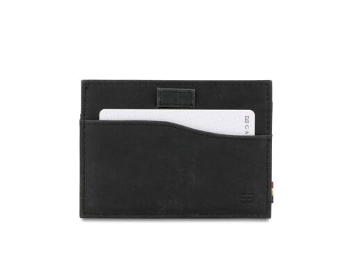 Card Holder Leggera + ID Window - Brushed Black