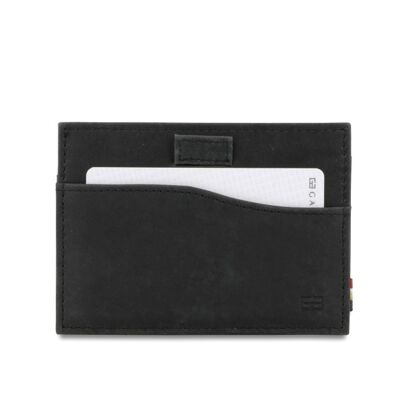 Card Holder Leggera + ID Window - Brushed Black