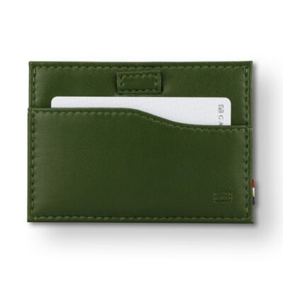 Card Holder Leggera + ID Window - Vegan Green