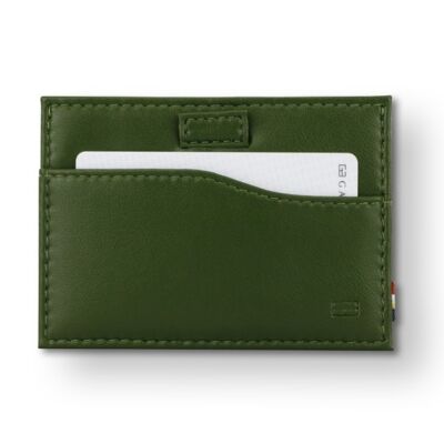 Kartenhalter Leggera + Ausweisfenster - Vegan Green
