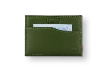 Porte-Cartes Leggera + ID Fenêtre - Vert Végétalien 2