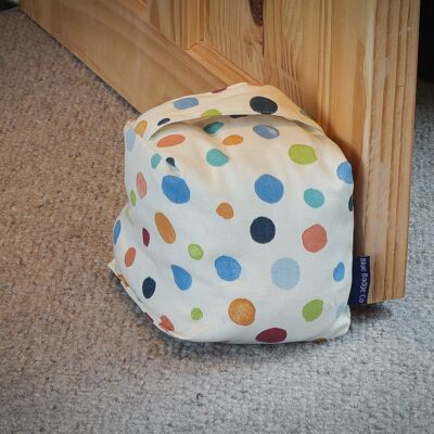 Fabric Door Stop in Multi Spots