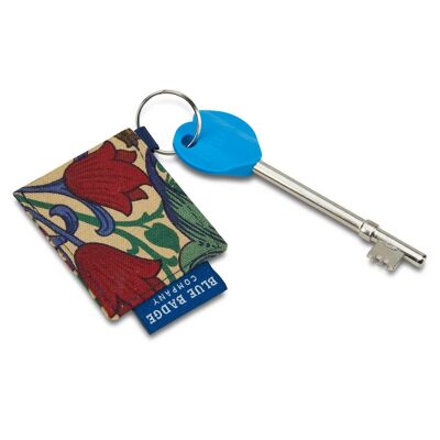 Genuine RADAR Disabled Toilet Key and Fabric Keyring in Golden Lily