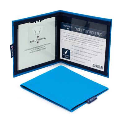 Disabled Blue Badge Parking Permit Wallet in Turquoise