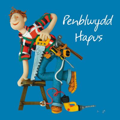 Penblwydd hapus - Biglietto di compleanno in lingua gallese fai-da-te