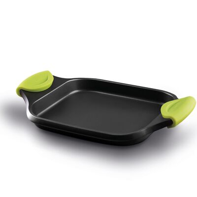 Fundix induction flat tray pan 35 cm and silicone side handles