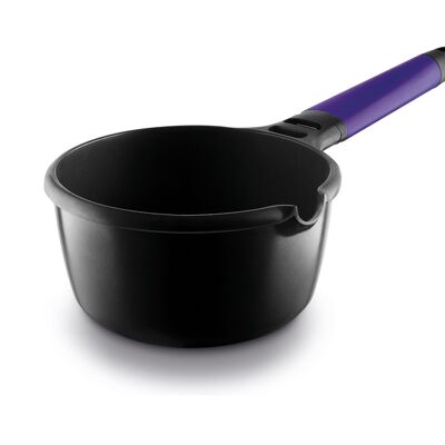 Fundix induction saucepan 16 cm with removable violet handle